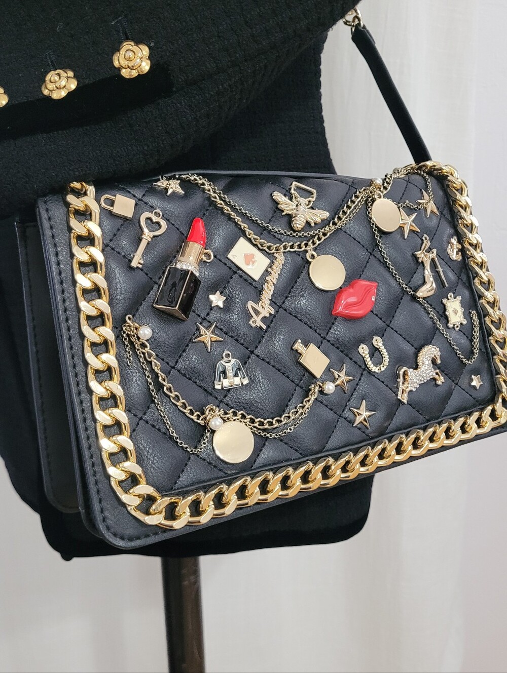 Quilted CHANEL style bag / ALDO - Picture 3 of 8